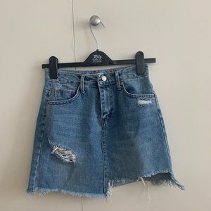 Stylish mid-length Denim Skirt (from Korea)